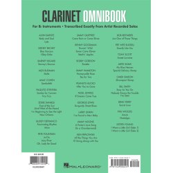 Clarinet Omnibook for B-flat Instruments : Transcribed Exactly from Artist Recorded Solos