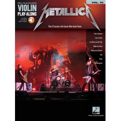 Violin Play-Along Volume 70: Metallica (Book/Online Audio)