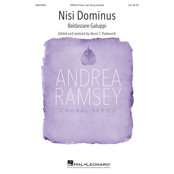 Nisi Dominus : Andrea Ramsey Choral Series