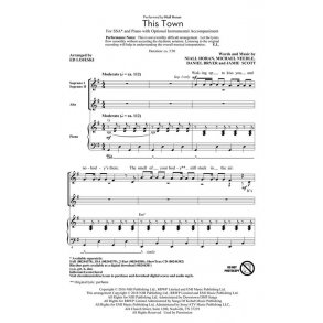 Niall Horan: This Town (Arr. Lojeski) (SSA)