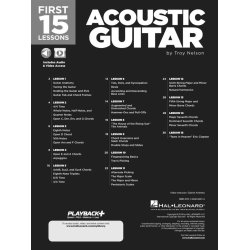First 15 Lessons - Acoustic Guitar