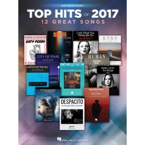 Top Hits Of 2017 For Big-Note Piano