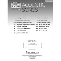Deluxe Guitar Play-Along: Acoustic Songs