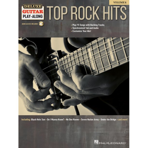 Deluxe Guitar Play-Along: Top Rock Hits
