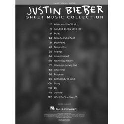 Justin Biebier: Sheet Music Collection