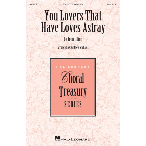 You Lovers That Have Loves Astray