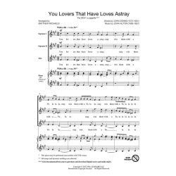 You Lovers That Have Loves Astray