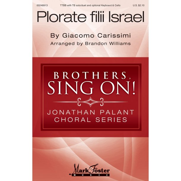 Plorate Filii Israel : Jonathan Palant Choral Series