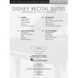 Disney Recital Suites For Piano Solo (arr. Keveren)