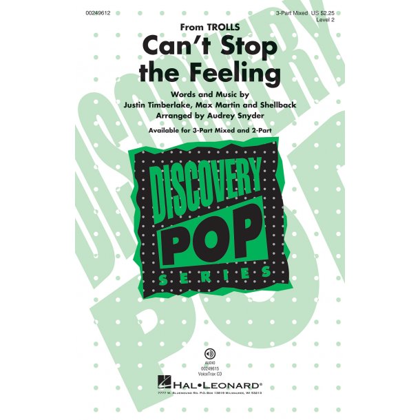 Can't Stop the Feeling : Discovery Level 2