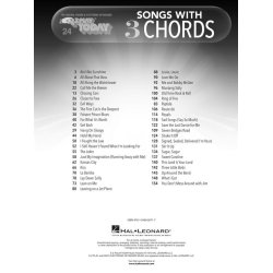 E-Z Play Today Vol. 24: Songs With 3 Chords