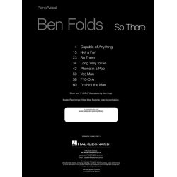Ben Folds: So There (Book/Online Audio)