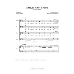 Burt Bacharach: A House Is Not A Home (Arr. Lawson) (SATB)