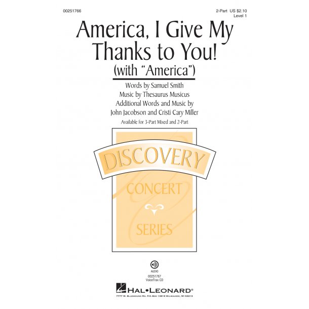 America, I Give My Thanks to You! : Discovery Level 1