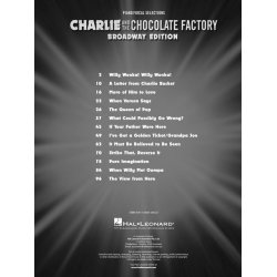 Charlie And The Chocolate Factory: The New Musical - Vocal Selections