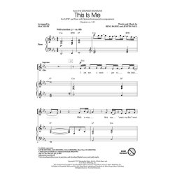 This Is Me "The Greatest Showman" - SATB (arr. Huff)