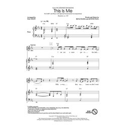 Justin Paul/Benj Pasek: This Is Me (The Greatest Showman) - SAB arr. Huff