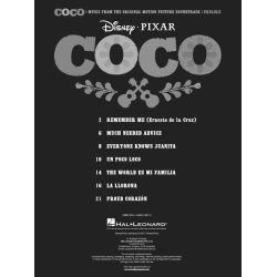 Disney Pixar's Coco For Ukulele