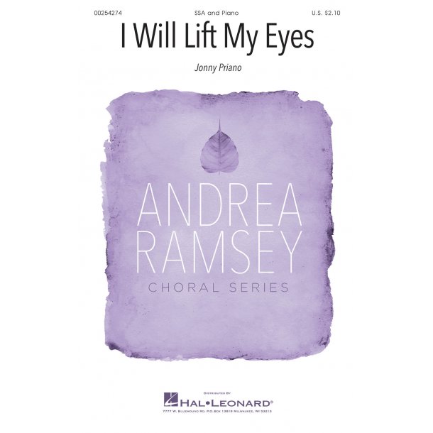 I Will Lift My Eyes : Andrea Ramsey Choral Series