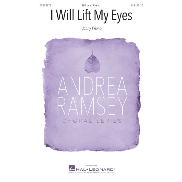 I Will Lift My Eyes : Andrea Ramsey Choral Series