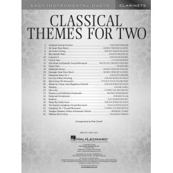 Classical Themes For Two Clarinets
