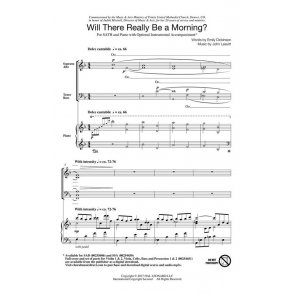 Will There Really Be a Morning? : Festival Choral