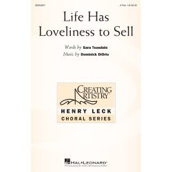 Dominick DiOrio: Life Has Loveliness To Sell