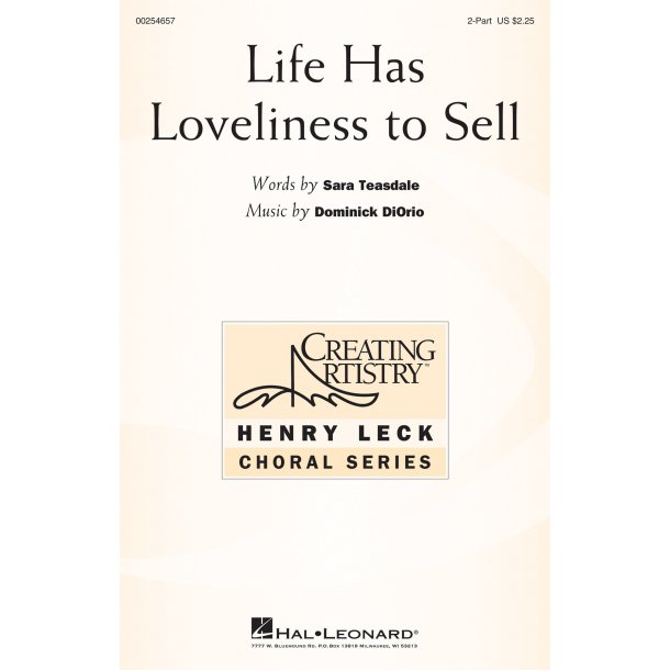 Dominick DiOrio: Life Has Loveliness To Sell