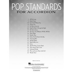 Pop Standards For Accordion: Arrangements Of 20 Classic Songs
