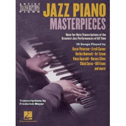 Jazz Piano Masterpieces - Note-for-Note Transcript : Transcriptions by Frederick Moyer