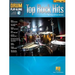 Top Rock Hits : Drum Play-Along Volume 49