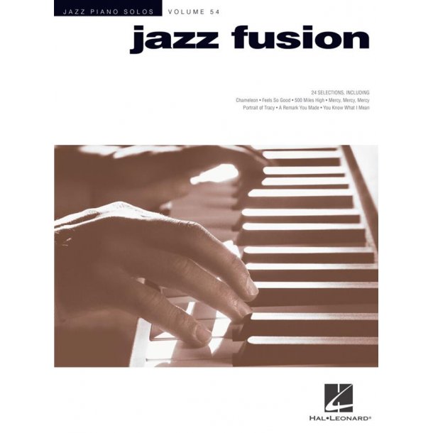 Jazz Fusion : Jazz Piano Solos Volume 54