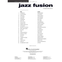 Jazz Fusion : Jazz Piano Solos Volume 54