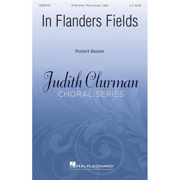 In Flanders Fields : Judith Clurman Choral Series