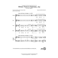 Where There Is Sadness, Joy : Judith Clurman Choral Series