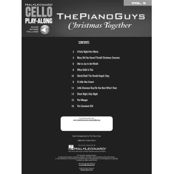 The Piano Guys: Christmas Together - Cello Play-Along Volume 9