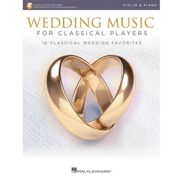 Wedding Music For Classical Players: Violin (Book/Online Audio)