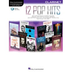 Hal Leonard Instrumental Play-Along : 12 Pop Hits - Clarinet (Book/Online Audio)
