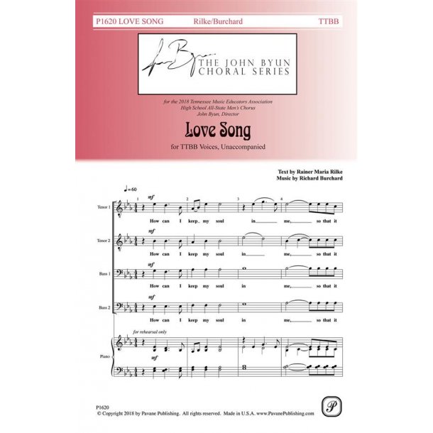 Richard Burchard: Love Song (TTBB)