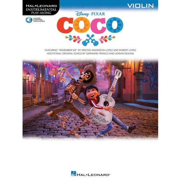 Disney Pixar's Coco: Instrumental Play-Along For Violin (Book/Audio)