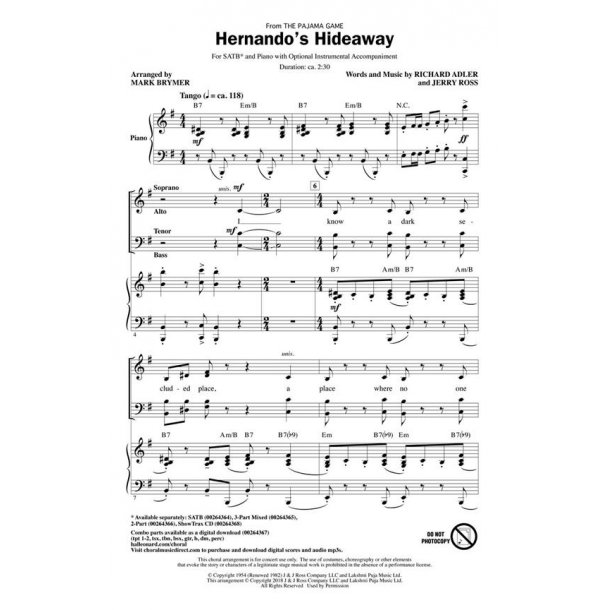 Hernando's Hideaway : from The Pajama Game