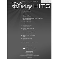 Beginning Piano Solo: Disney Hits &ndash; 2nd Edition
