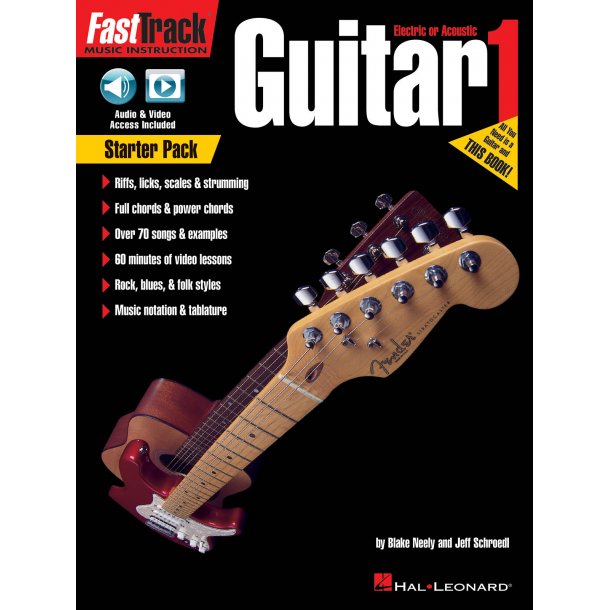 FastTrack Guitar Method: Starter Pack (Book/Online Audio &amp; Video)
