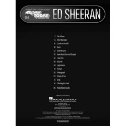 E-Z Play&reg; Today Volume 84: Ed Sheeran