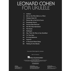 Leonard Cohen For Ukulele