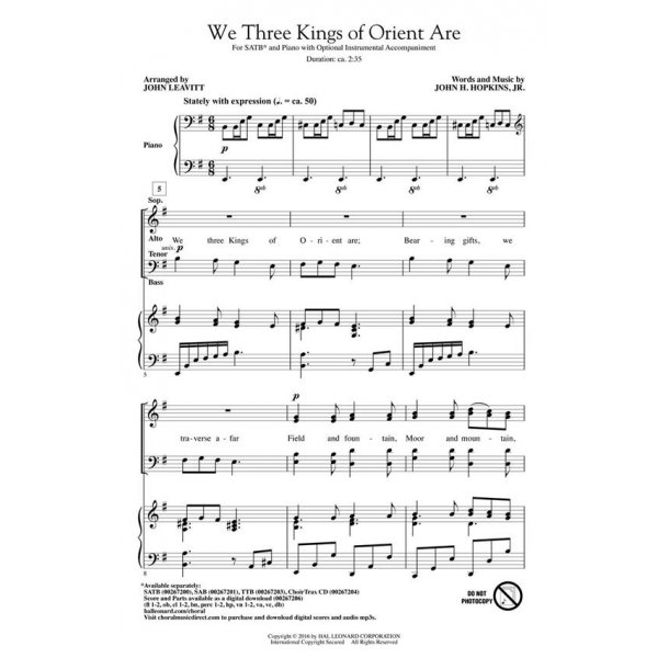 We Three Kings of Orient Are