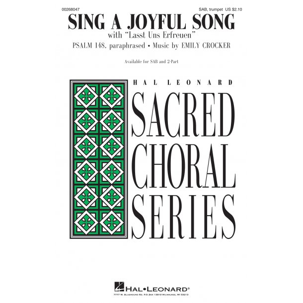 Sing a Joyful Song : with Lasst Uns Erfreuen