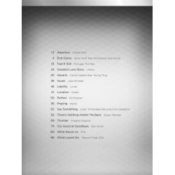 Chart Hits Of 2017-2018 (Big Note Songbook)