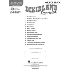 Hal Leonard Instrumental Play-Along: Dixieland Favorites &ndash; Alto Saxophone (Book/Online Audio)