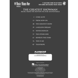 Music Minus One: The Greatest Showman (Book/Online Audio)